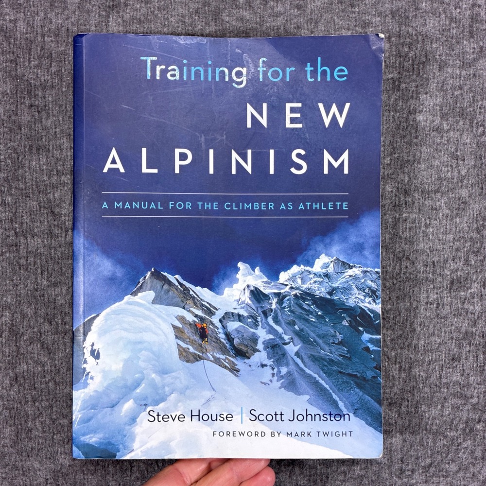 Patagonia Training for the New Alpinism Book Blue Climbing Manual Rare
